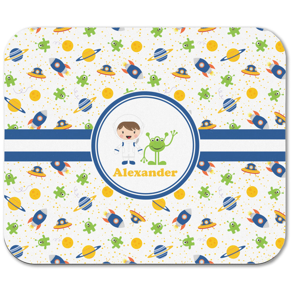 Boy's Space Themed Rectangular Mouse Pad - APPROVAL