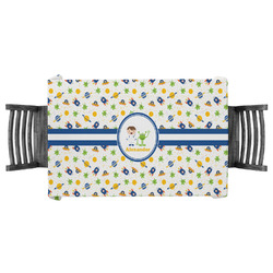 Boy's Space Themed Tablecloth - 58"x58" (Personalized)