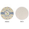 Boy's Space Themed Round Linen Placemats - APPROVAL (single sided)