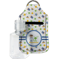 Boy's Space Themed Hand Sanitizer & Keychain Holder - Small (Personalized)