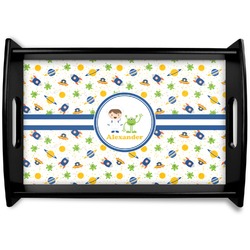 Boy's Space Themed Wooden Tray (Personalized)