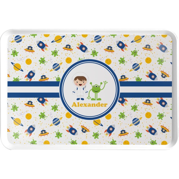 Custom Boy's Space Themed Serving Tray (Personalized)