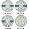 Boy's Space Themed Set of Lunch / Dinner Plates (Approval)