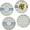 Boy's Space Themed Set of Lunch / Dinner Plates
