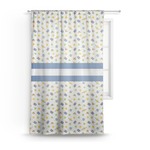 Boy's Space Themed Sheer Curtain (Personalized)