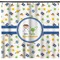 Boy's Space Themed Shower Curtain - Custom Size (Personalized)