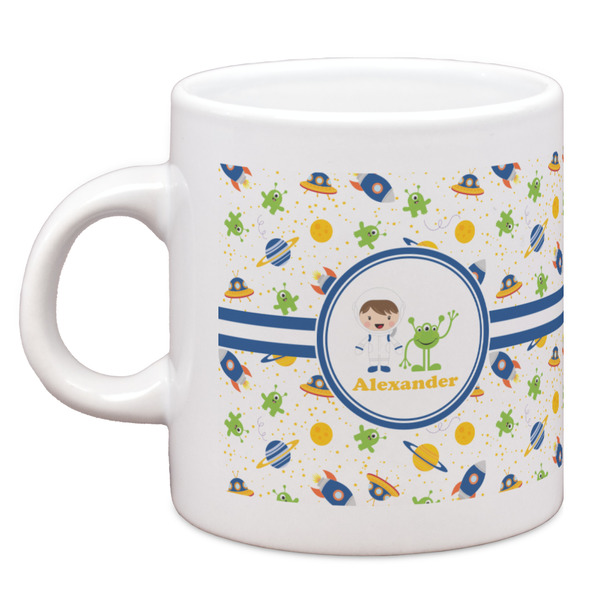 Custom Boy's Space Themed Espresso Cup (Personalized)