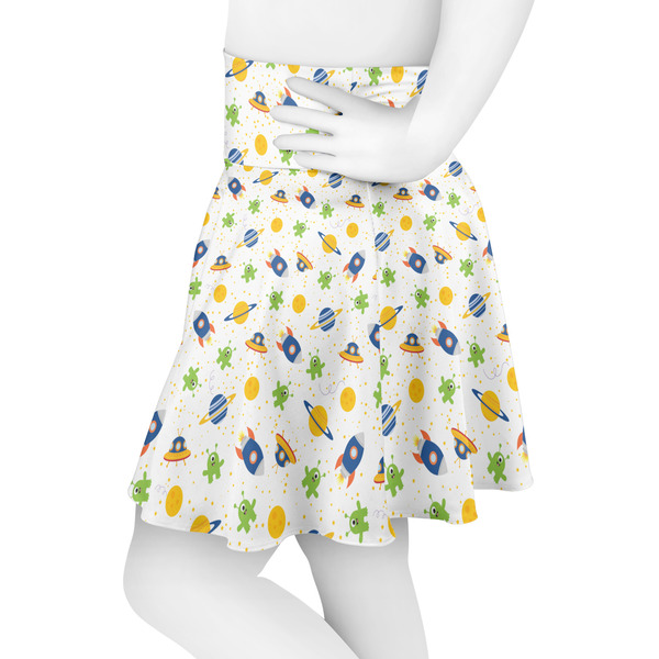 Boy's Space Themed Skater Skirt - Side