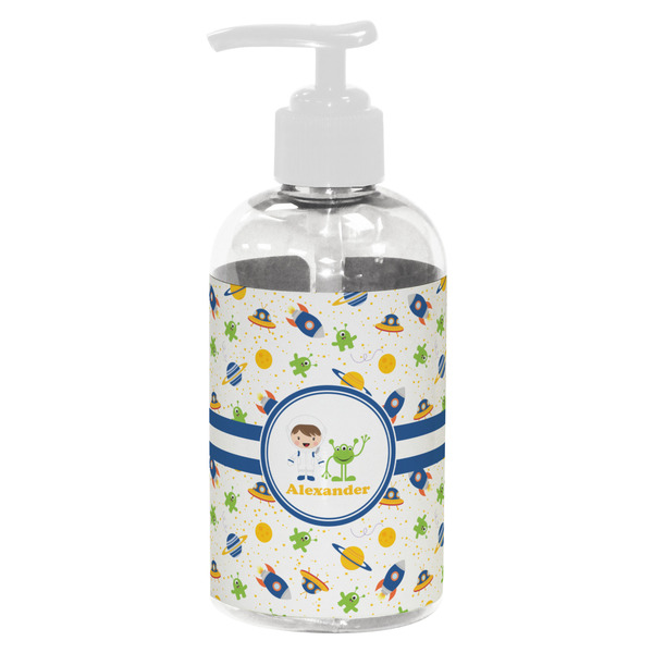Boy's Space Themed Small Liquid Dispenser (8 oz) - White