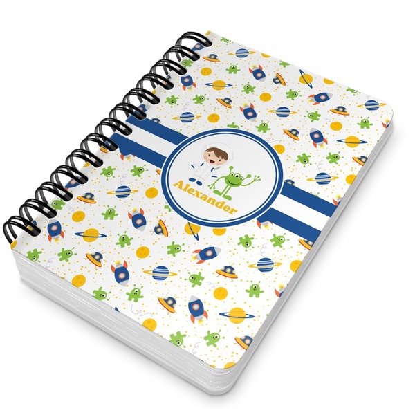Boy's Space Themed Spiral Journal 5 x 7 - Main