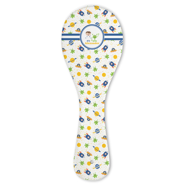 Custom Boy's Space Themed Ceramic Spoon Rest (Personalized)
