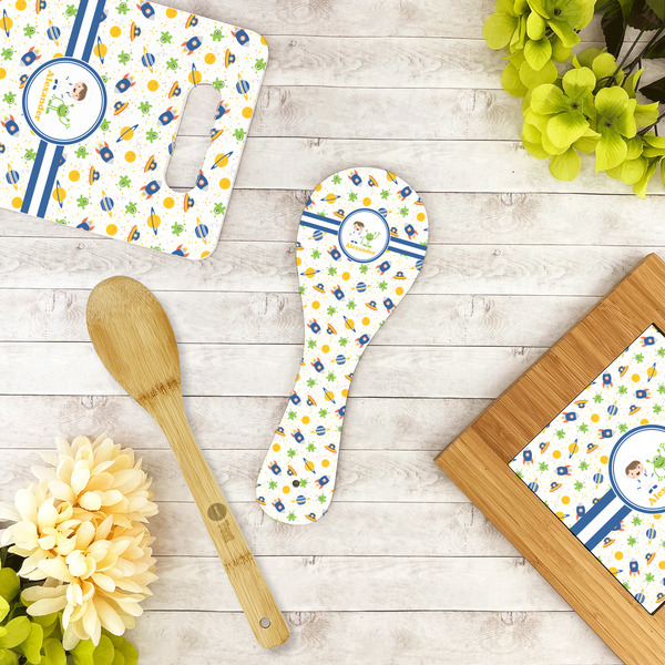 Boy's Space Themed Spoon Rest Trivet - LIFESTYLE