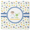 Boy's Space Themed Square Coaster Rubber Back - Single