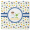 Boy's Space Themed Square Rubber Backed Coaster (Personalized)
