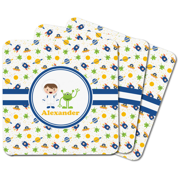 Boy's Space Themed Square Fridge Magnet - MAIN