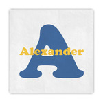 Boy's Space Themed Standard Decorative Napkins (Personalized)