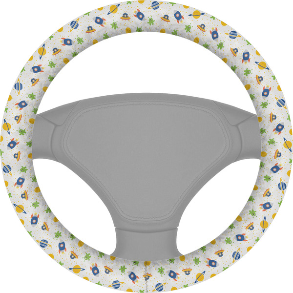 Custom Boy's Space Themed Steering Wheel Cover