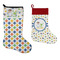Boy's Space Themed Stockings - Side by Side compare