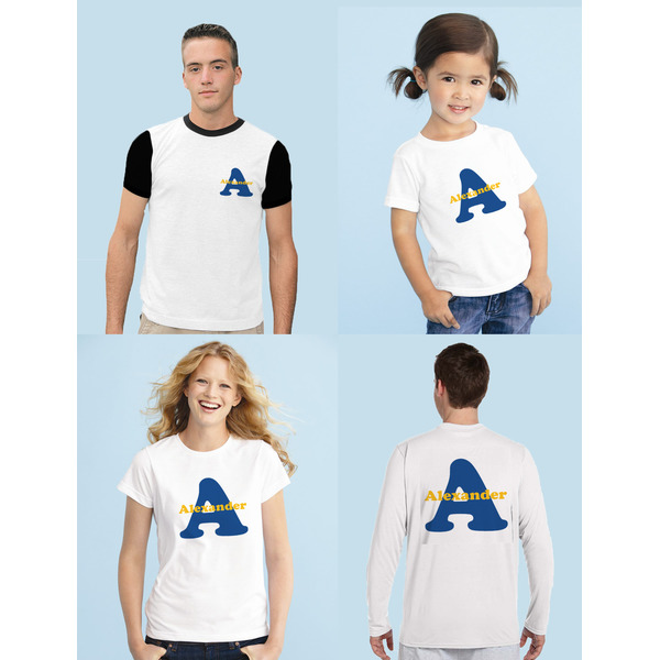 Boy's Space Themed Sublimation Sizing on Shirts