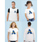 Boy's Space Themed Sublimation Sizing on Shirts