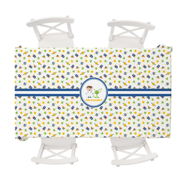 Custom Boy's Space Themed Tablecloth - 58"x102" (Personalized)