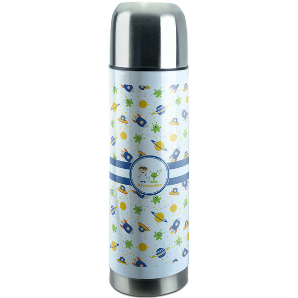 Custom Boy's Space Themed Stainless Steel Thermos (Personalized)
