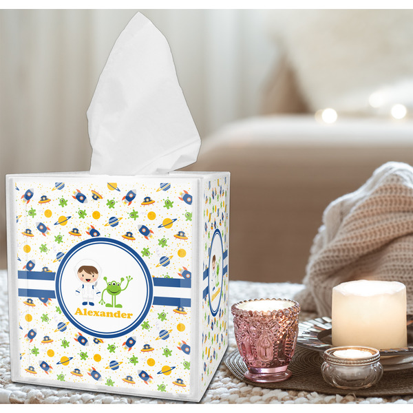 Boy's Space Themed Tissue Box - LIFESTYLE