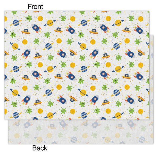Boy's Space Themed Tissue Paper - Heavyweight - Medium - Front & Back