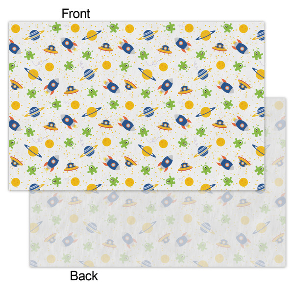 Boy's Space Themed Tissue Paper - Heavyweight - Small - Front & Back