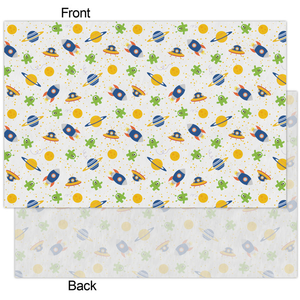Boy's Space Themed Tissue Paper - Heavyweight - XL - Front & Back