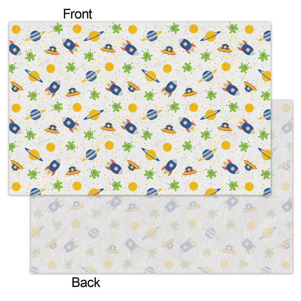Boy's Space Themed Tissue Paper - Lightweight - Small - Front & Back