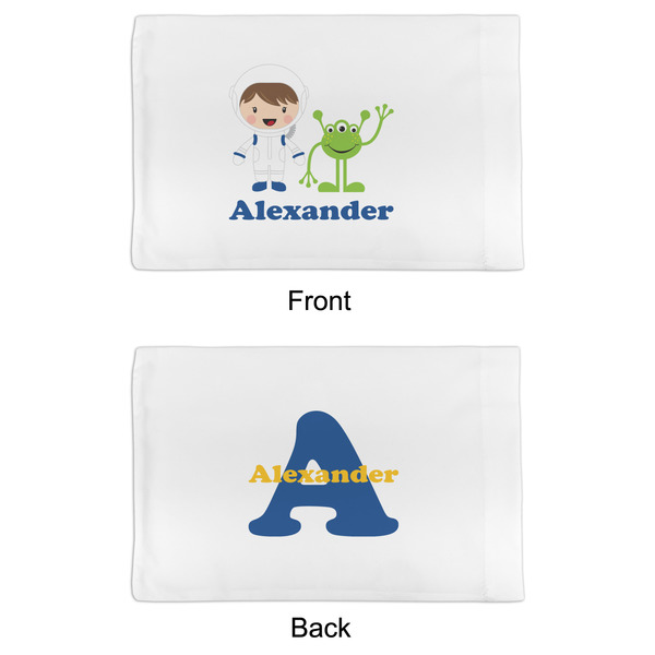 Boy's Space Themed Toddler Pillow Case - APPROVAL (partial print)
