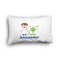 Boy's Space Themed Toddler Pillow Case - FRONT (partial print)