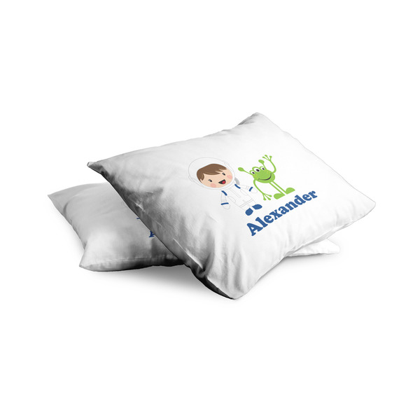Boy's Space Themed Toddler Pillow Case - TWO (partial print)