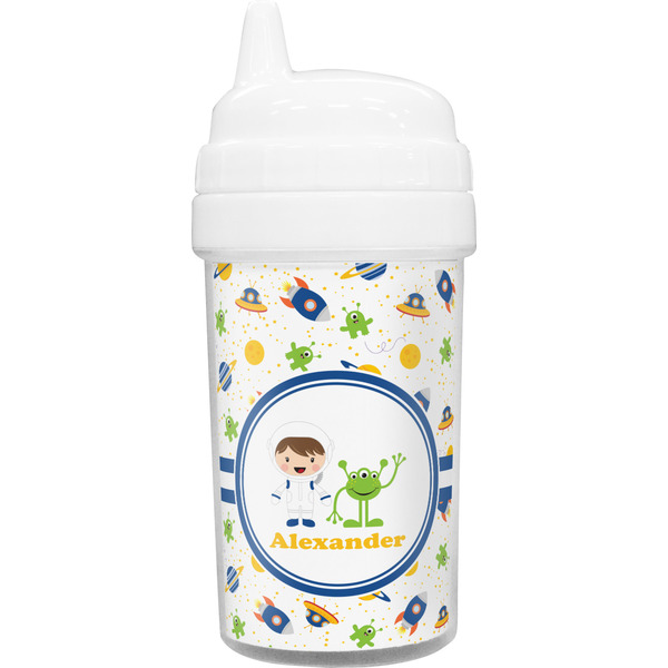 Custom Boy's Space Themed Sippy Cup (Personalized)
