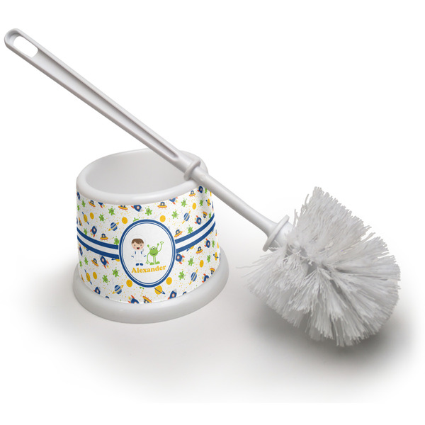Custom Boy's Space Themed Toilet Brush (Personalized)
