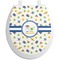 Boy's Space Themed Toilet Seat Decal (Personalized)