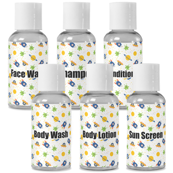 Custom Boy's Space Themed Travel Bottles (Personalized)