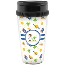 Boy's Space Themed Acrylic Travel Mug without Handle (Personalized)