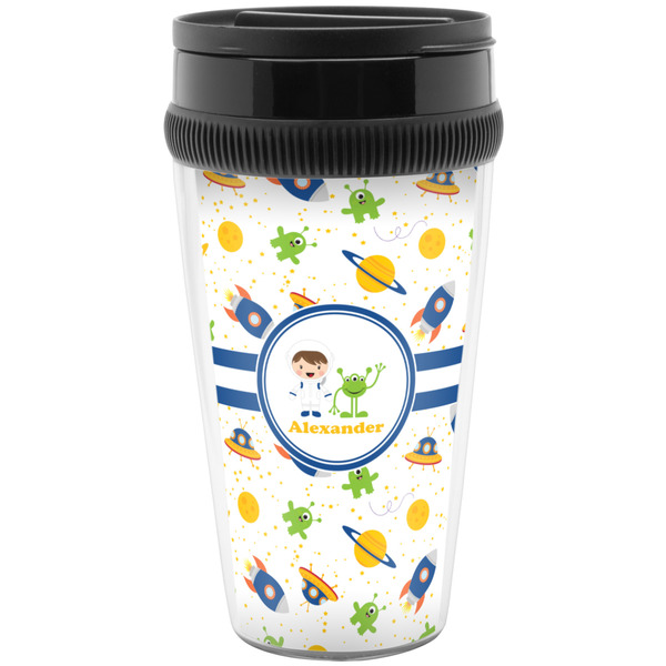 Custom Boy's Space Themed Acrylic Travel Mug without Handle (Personalized)