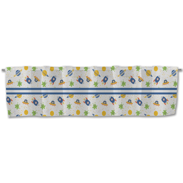 Boy's Space Themed Valance - Front