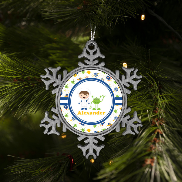 Boy's Space Themed Vintage Snowflake - (LIFESTYLE)