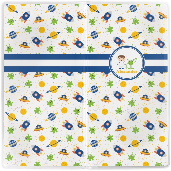 Boy's Space Themed Vinyl Document Wallet - Apvl