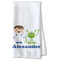 Boy's Space Themed Waffle Towel - Partial Print Print Style Image