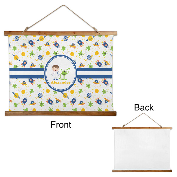 Boy's Space Themed Wall Hanging Tapestry - Landscape - APPROVAL