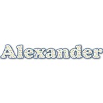 Boy's Space Themed Name/Text Decal - Small (Personalized)