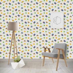 Boy's Space Themed Wallpaper & Surface Covering (Peel & Stick - Repositionable)