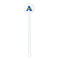 Boy's Space Themed White Plastic 5.5" Stir Stick - Round - Single Stick