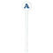 Boy's Space Themed White Plastic 7" Stir Stick - Round - Single Stick