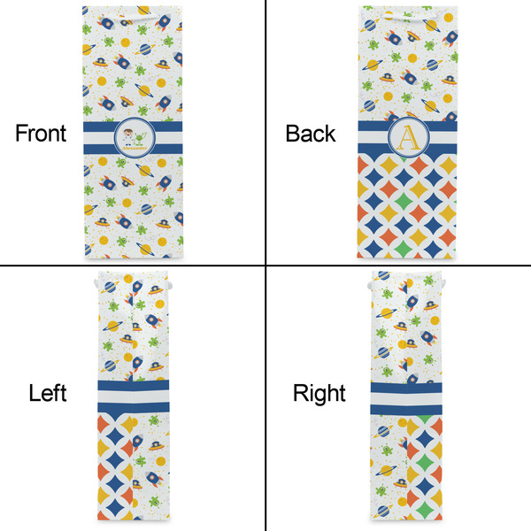 Boy's Space Themed Wine Gift Bag - Matte - Approval